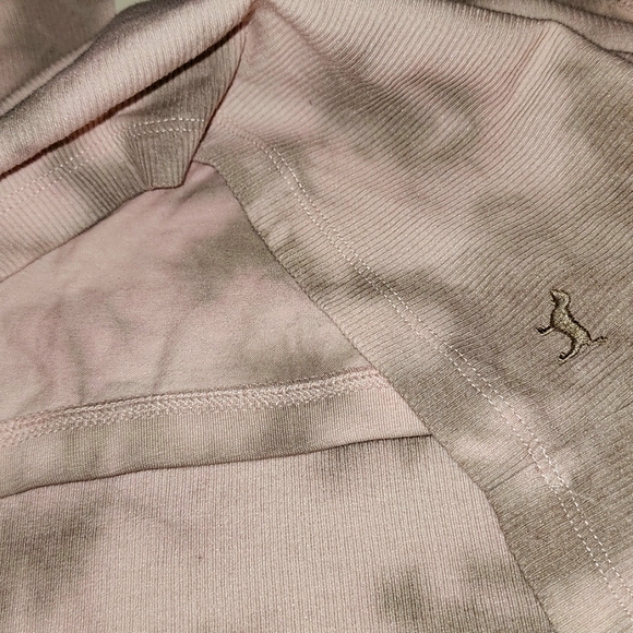 XL Pink by Victoria Secret Cropped tank with shelf bra - Picture 5 of 6